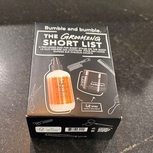 Bumble and bumble Grooming Short List Duo - Black and Orange NIB
